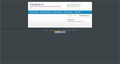 Desktop Screenshot of friendbook.com