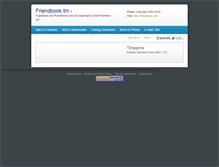 Tablet Screenshot of friendbook.com